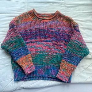 Gap multicolor knit sweater